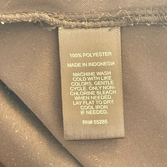 Express Tank Top Blouse Small Spaghetti Strap Black Floral Rose Flowy Swing - Picture 4 of 4